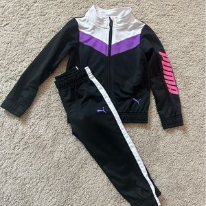 Puma 2 piece toddler jogger set